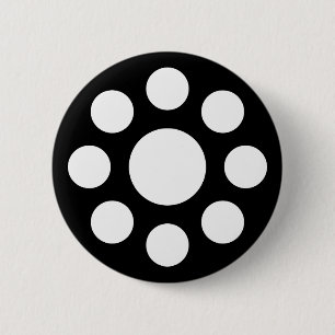 Chapa Redonda De 5 Cm Estrella de Hosokawa