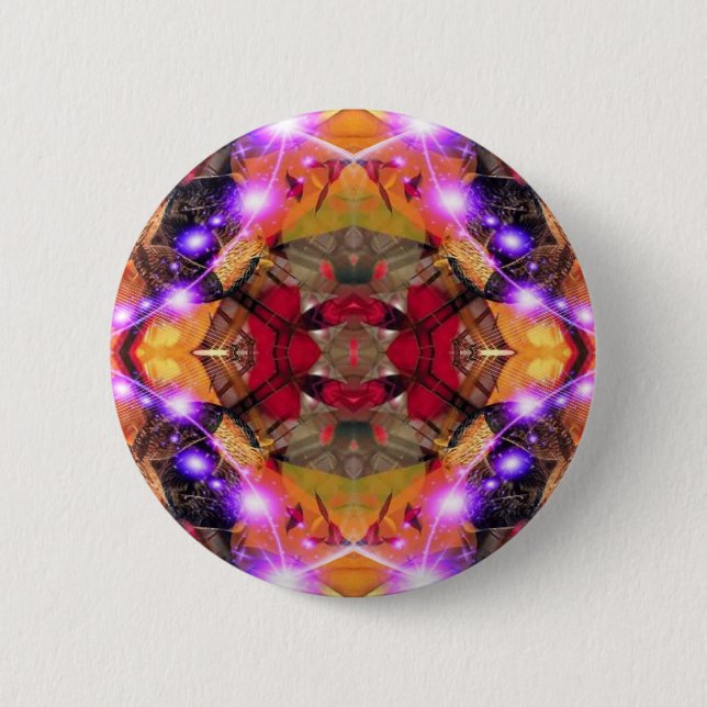 Chapa Redonda De 5 Cm Estrella orgánica (Anverso)