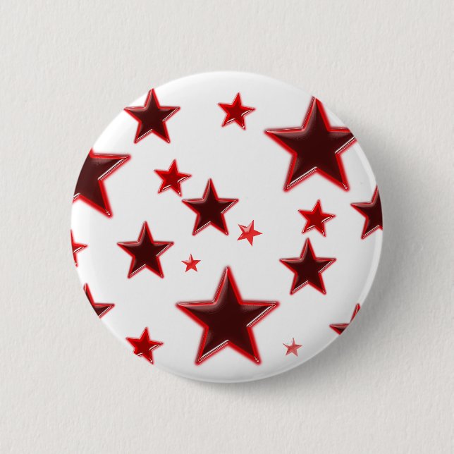 Chapa Redonda De 5 Cm Estrella roja (Anverso)