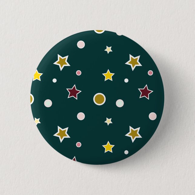 Chapa Redonda De 5 Cm Estrellas (Anverso)