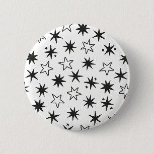 Chapa Redonda De 5 Cm Estrellas
