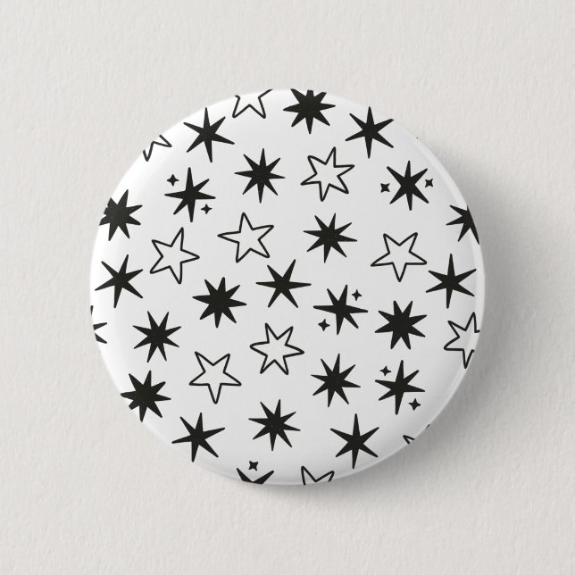 Chapa Redonda De 5 Cm Estrellas (Anverso)