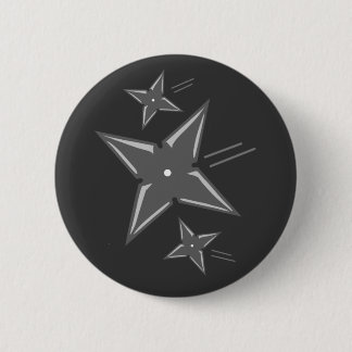 Chapa Redonda De 5 Cm Estrellas de Ninja