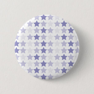 Chapa Redonda De 5 Cm Estrellas de Ombre Azul Patriótico