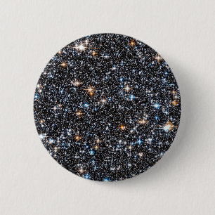 Chapa Redonda De 5 Cm Estrellas en la masa galáctica de la Vía Láctea.