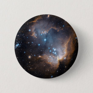 Chapa Redonda De 5 Cm Estrellas y nebulaos