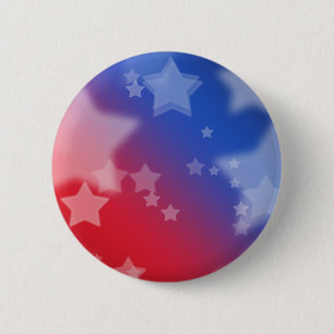 Chapa Redonda De 5 Cm estrellas y rayas