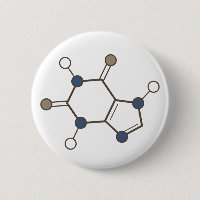 estructura molecular de cafeína