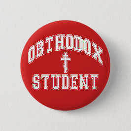 Chapa Redonda De 5 Cm "Estudiante" cristiano ortodoxo Wisconsin 1 2.25 i