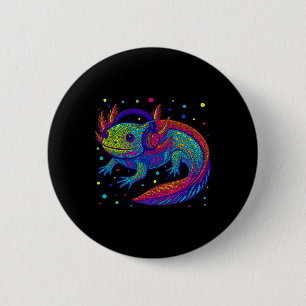 Chapa Redonda De 5 Cm Estudiante de arte de lunares jugador de videojueg