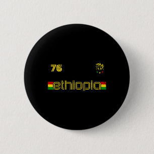 Chapa Redonda De 5 Cm Etiopía -reggae Rastafari Jamaica Fútbol S
