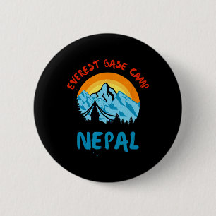 Chapa Redonda De 5 Cm Everest Byse Camp Nepal Escalada Senderismo Montañ
