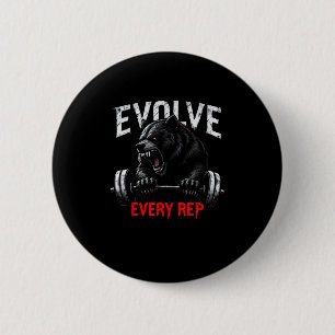 Chapa Redonda De 5 Cm Evolución De Cada Motivación De Gimnasio Rep Para 