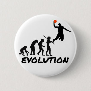 Chapa Redonda De 5 Cm Evolución del baloncesto