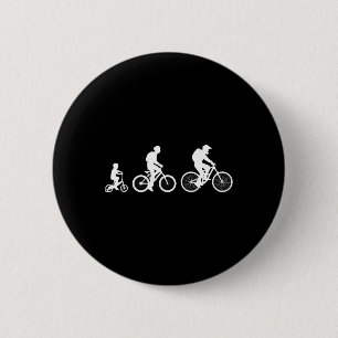 Chapa Redonda De 5 Cm Evolución del ciclismo de montaña en bicicleta par
