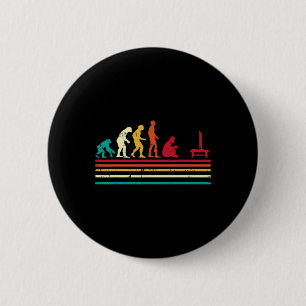 Chapa Redonda De 5 Cm Evolución Humana Videojuegos Jugador Retro Hombres