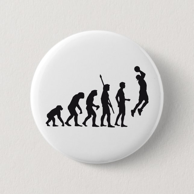Chapa Redonda De 5 Cm evolution basketball (Anverso)