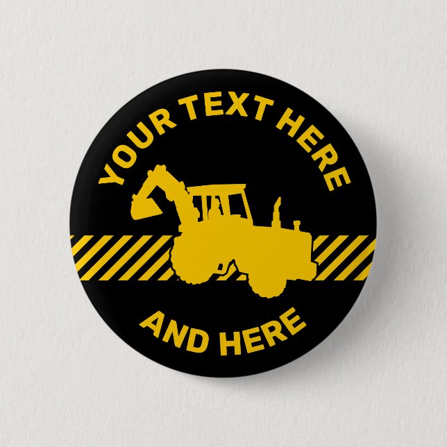 Chapa Redonda De 5 Cm Excavador (Anverso)