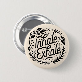 Chapa Redonda De 5 Cm Exhalar inhalación