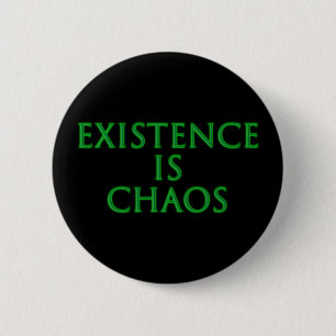 Chapa Redonda De 5 Cm Existence Is Chaos Loki