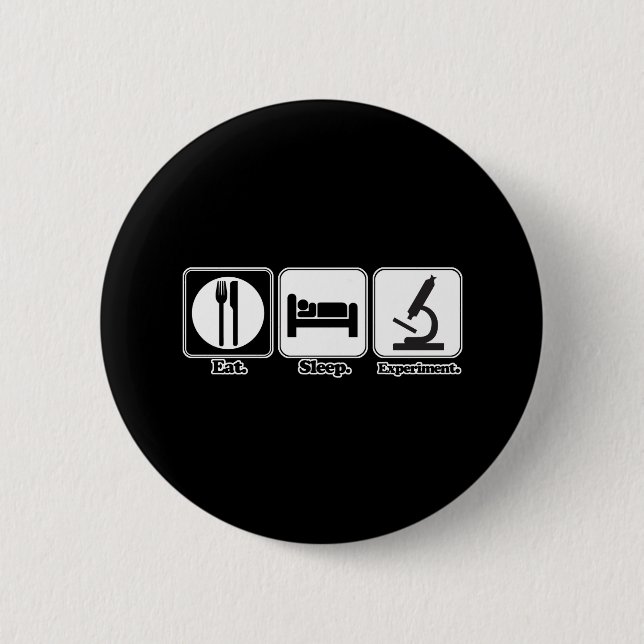 Chapa Redonda De 5 Cm experimento de sueño (Anverso)