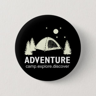 Chapa Redonda De 5 Cm Explorar y descubrir Adventure Camp