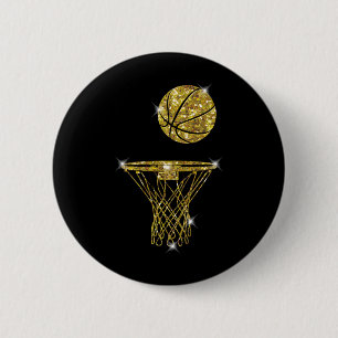 Chapa Redonda De 5 Cm Exquisito de baloncesto