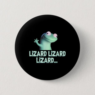 Chapa Redonda De 5 Cm Extraño Cómnito Hombres Hombres Lizard Liz