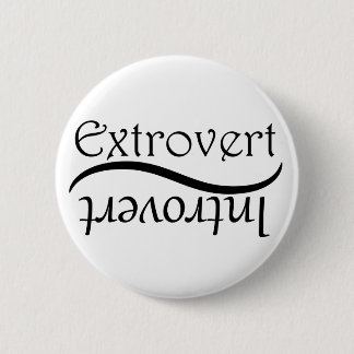 Chapa Redonda De 5 Cm Extroverso-Introvertido