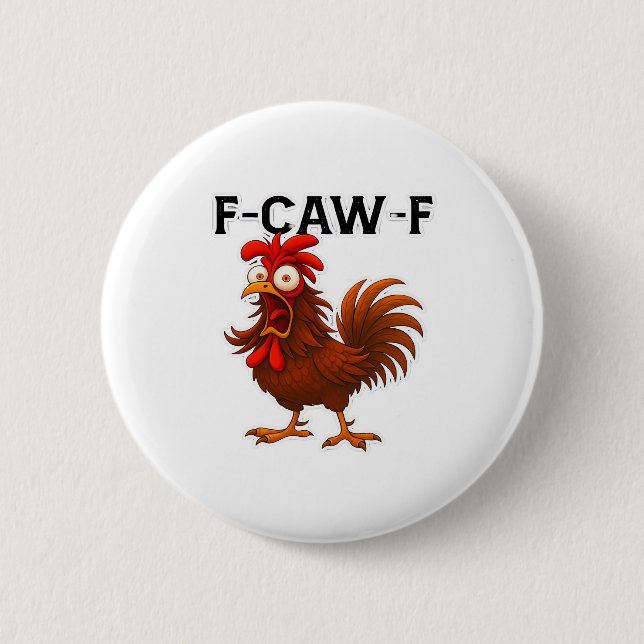 Chapa Redonda De 5 Cm F-Caw-F Chicken Classic (Anverso)