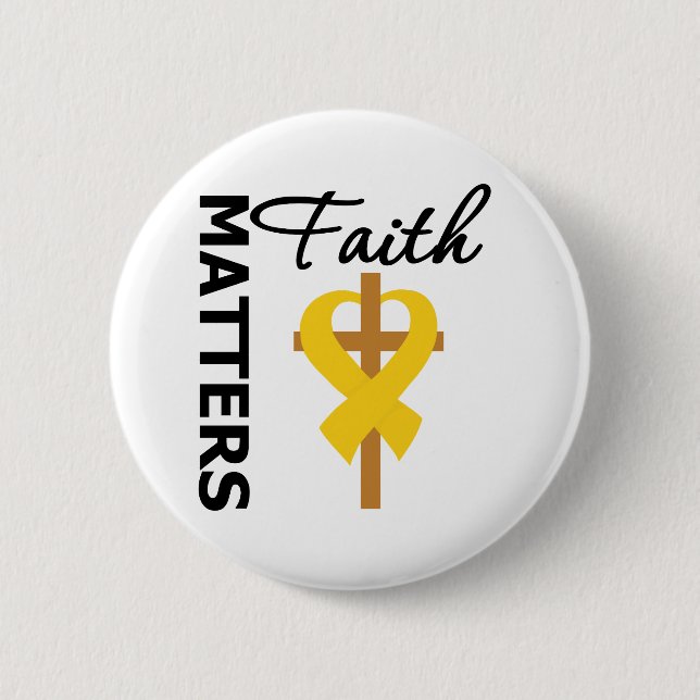Chapa Redonda De 5 Cm Faith Matters COPD (Anverso)