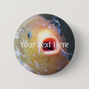 Chapa Redonda De 5 Cm Falln Singing Ghost Koi