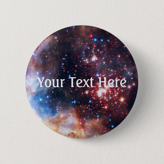 Chapa Redonda De 5 Cm Falln Westerlund Star Field (Anverso)