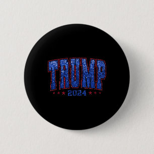 Chapa Redonda De 5 Cm Falsas secuelas del presidente Trump 2024 Make Ame