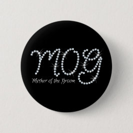 Chapa Redonda De 5 Cm Falso diamante de imitación MOTG