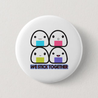 Chapa Redonda De 5 Cm Familia de Onigiri