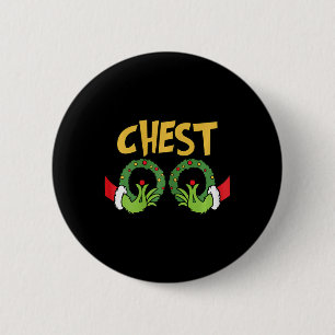 Chapa Redonda De 5 Cm Familia Navidades de parejas de castañas casadas H