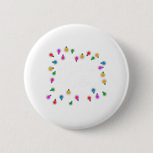 Chapa Redonda De 5 Cm Famoso Feliz Navidad Luces navideñas Familia Hombr