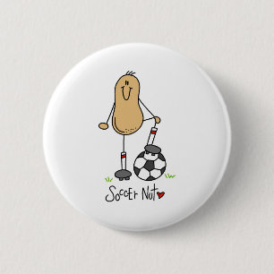 Chapa Redonda De 5 Cm Fanático del Fútbol