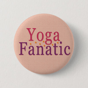 Chapa Redonda De 5 Cm Fanático del yoga