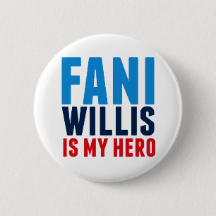 Chapa Redonda De 5 Cm Fani Willis es mi héroe