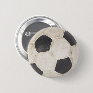 Chapa Redonda De 5 Cm Fans de la pelota de fútbol de fútbol de fútbol