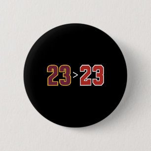 Chapa Redonda De 5 Cm Fans Y Jugadores De Baloncesto De 23 Vs.