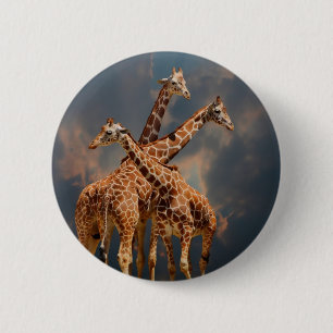 CHAPA REDONDA DE 5 CM FANTASÍA DE GIRAFFIC