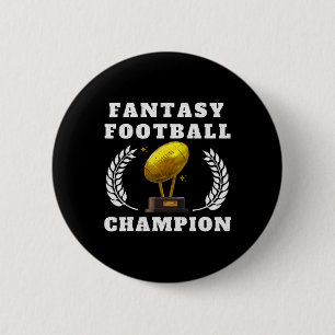 Chapa Redonda De 5 Cm Fantasía divertida en el fútbol de la Champion Fan
