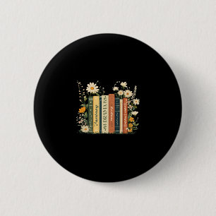 Chapa Redonda De 5 Cm Fantasía Drama Tragedia Libro Floral Sutil Anti-tr