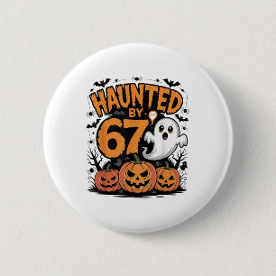 Chapa Redonda De 5 Cm Fantasma Divertido T Calabaza Halloween - Embrujad