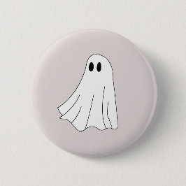 Chapa Redonda De 5 Cm Fantasma Espeluznante