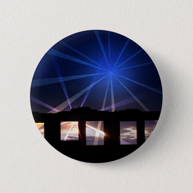 CHAPA REDONDA DE 5 CM FANTASMAS PAÍS DE GALES REINO UNIDO DEL TIEMPO DE (Anverso)