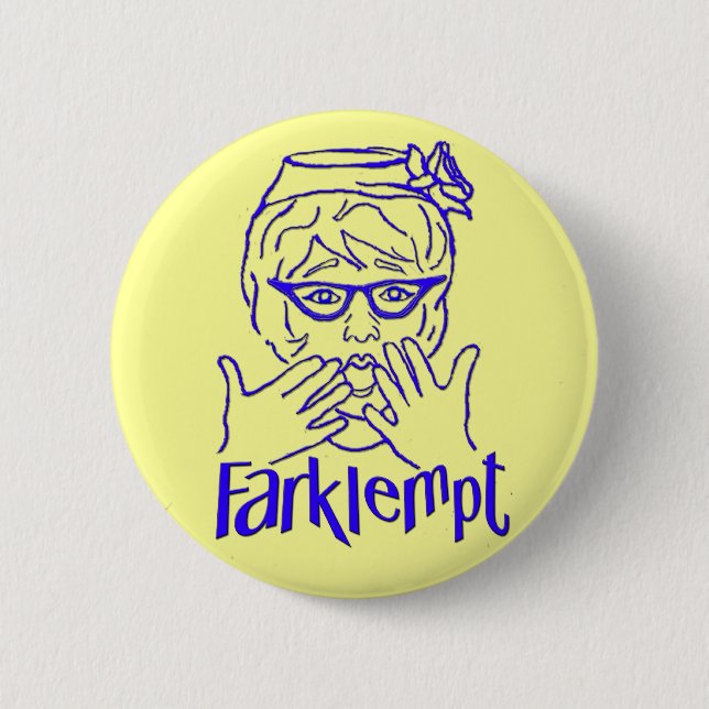 Chapa Redonda De 5 Cm Farklempt (Anverso)